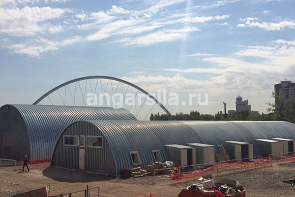 бескаркасные быстровозводимые ангары